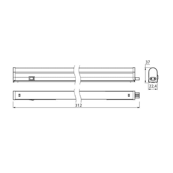 Universal lamp Airam Jatkos 312, 550 lm - SPEED LIGHT