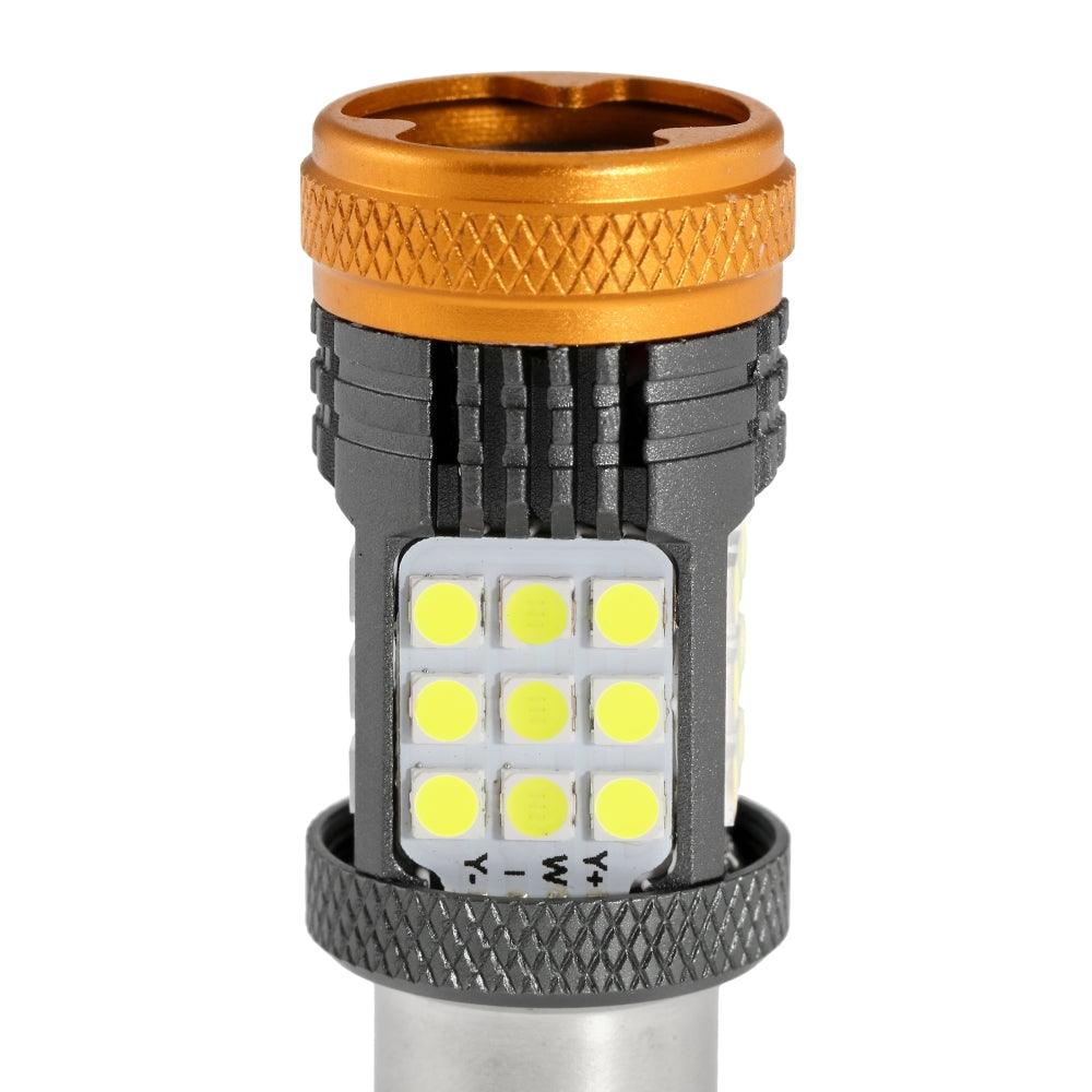 (2pcs/set) π1157 BAY15D 1156 BA15S BAU15S White Amber Red Canbus Error Free No Hyper Flash LED Turn Signal DRL Brake Light Tail Light Reversing Light Bulbs Fan Cooling