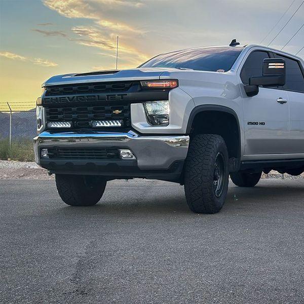 Auxiliary light kit Chevrolet Silverado 2500/3500 LT (2020-2023), 2 x Lazer Triple-R 1000 - SPEED LIGHT
