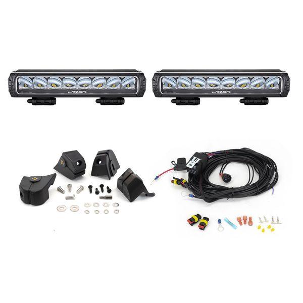 Auxiliary light kit Chevrolet Silverado 2500/3500 LT (2020-2023), 2 x Lazer Triple-R 1000 - SPEED LIGHT