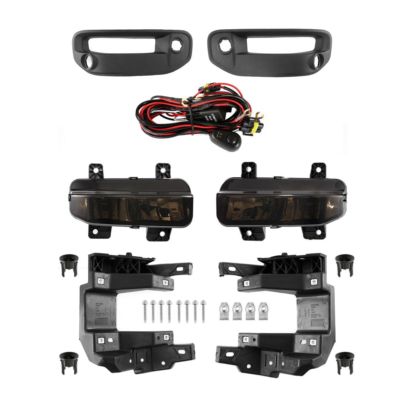 Jeu de Feux Anti-Brouillard LED Remplacement pour Dodge Ram 1500 2019 2020 2021 2022