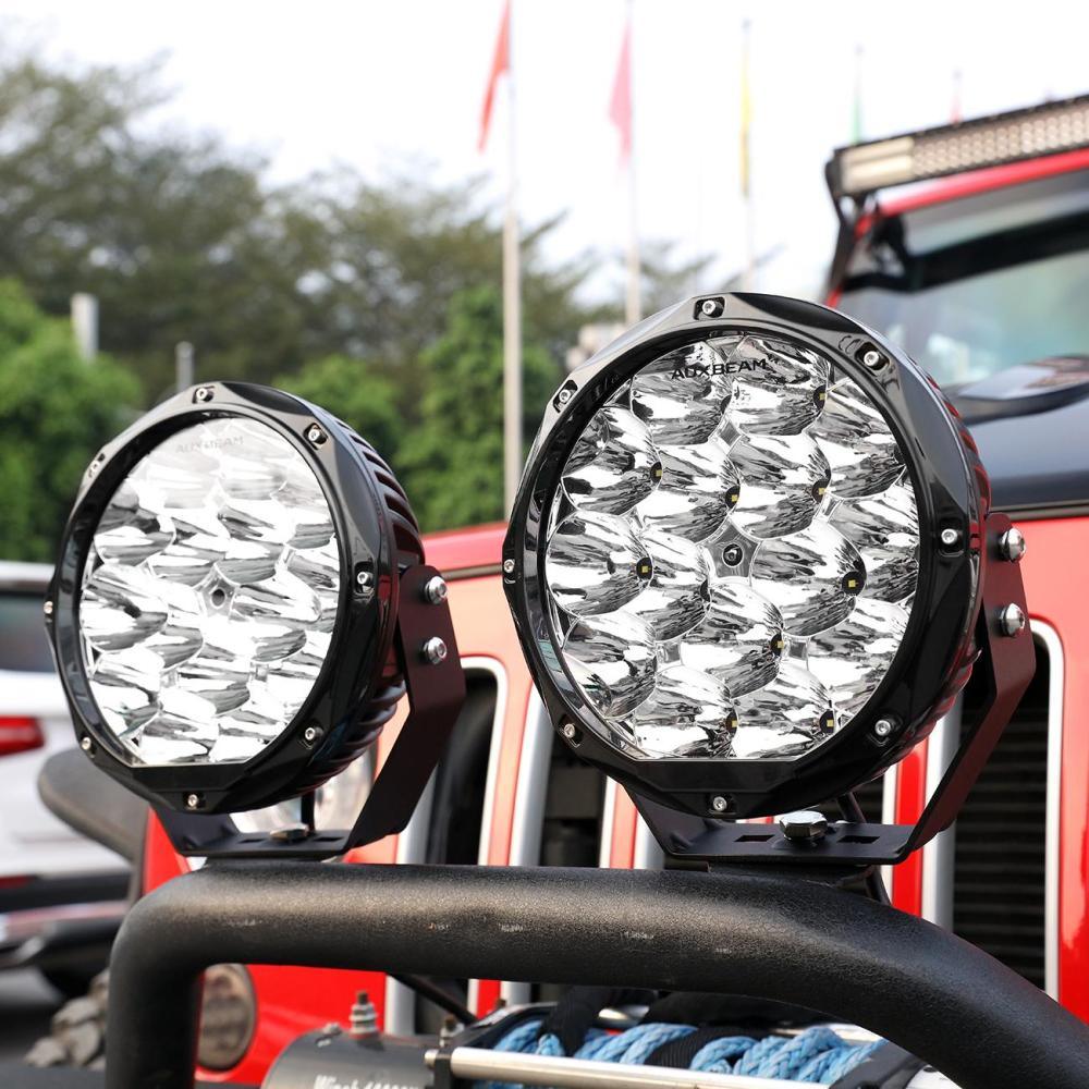 (2 unids/set) 8,5 pulgadas 150W luces todoterreno redondas luces de conducción LED de haz puntual