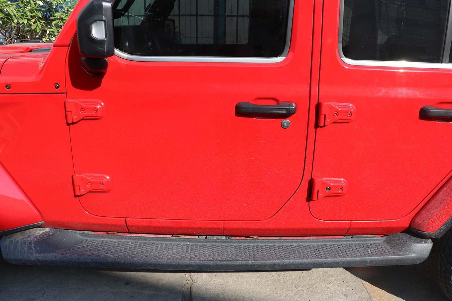 (8pcs/set) Door Hinge Shell for Jeep Wrangler JL 2018-2022 (Black/ Red/ Silver)