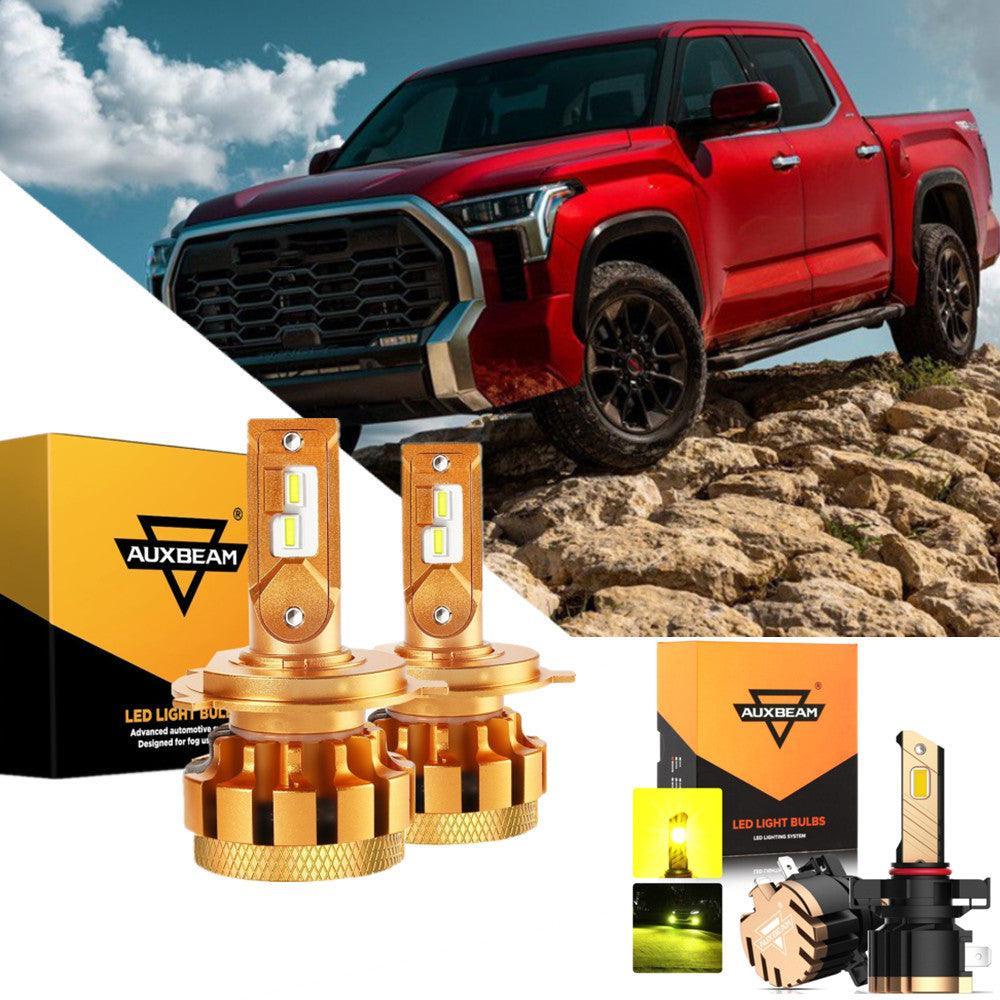 Para Toyota Tundra F-16 Plus Series 2014-2020 Canbus incorporado grado automotriz 14000LM bombillas LED paquete de haz alto y bajo