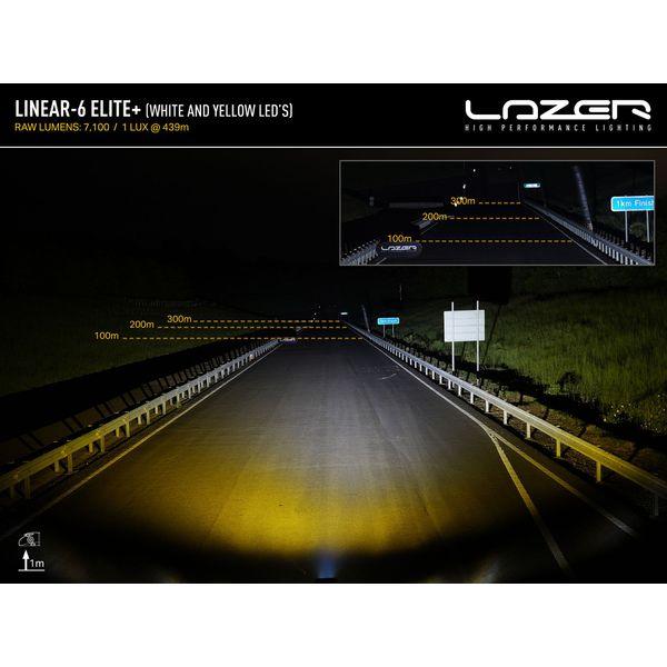 Led bar Lazer Linear 6 Elite+ - Straight / 23 cm / 69W / Ref. 17.5 - SPEED LIGHT