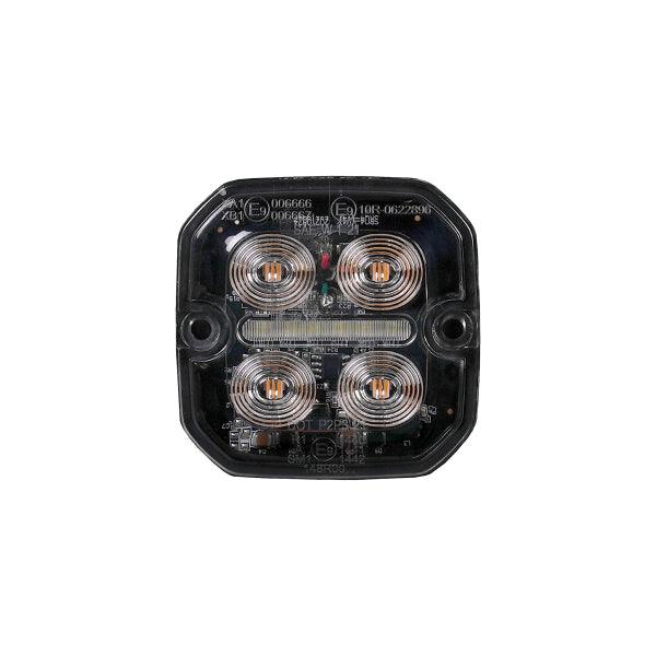 Warning light Purelux Strobe Ultra Slim Square - 8W / White/Red - SPEED LIGHT