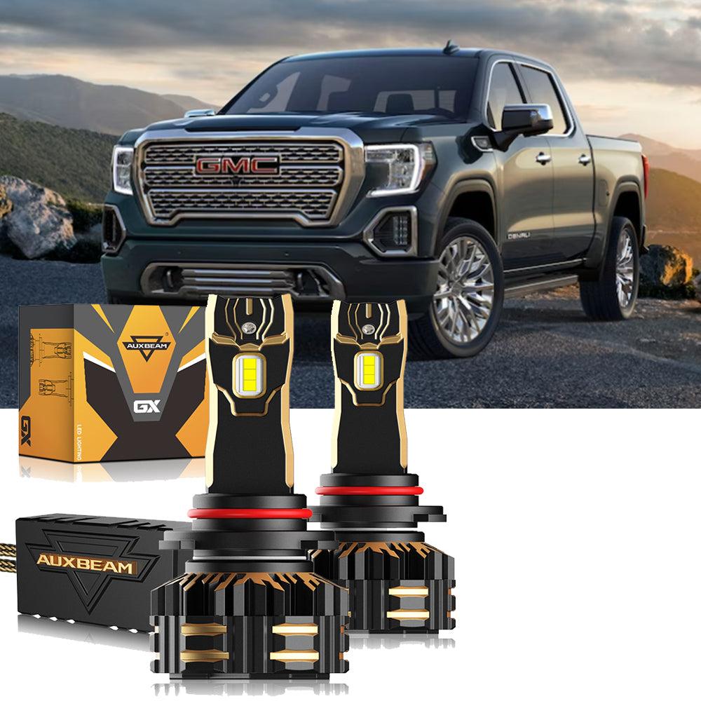 For 2000-2002 GMC Sierra 1500 9005 9006 LED Headlight Bulbs Bundle