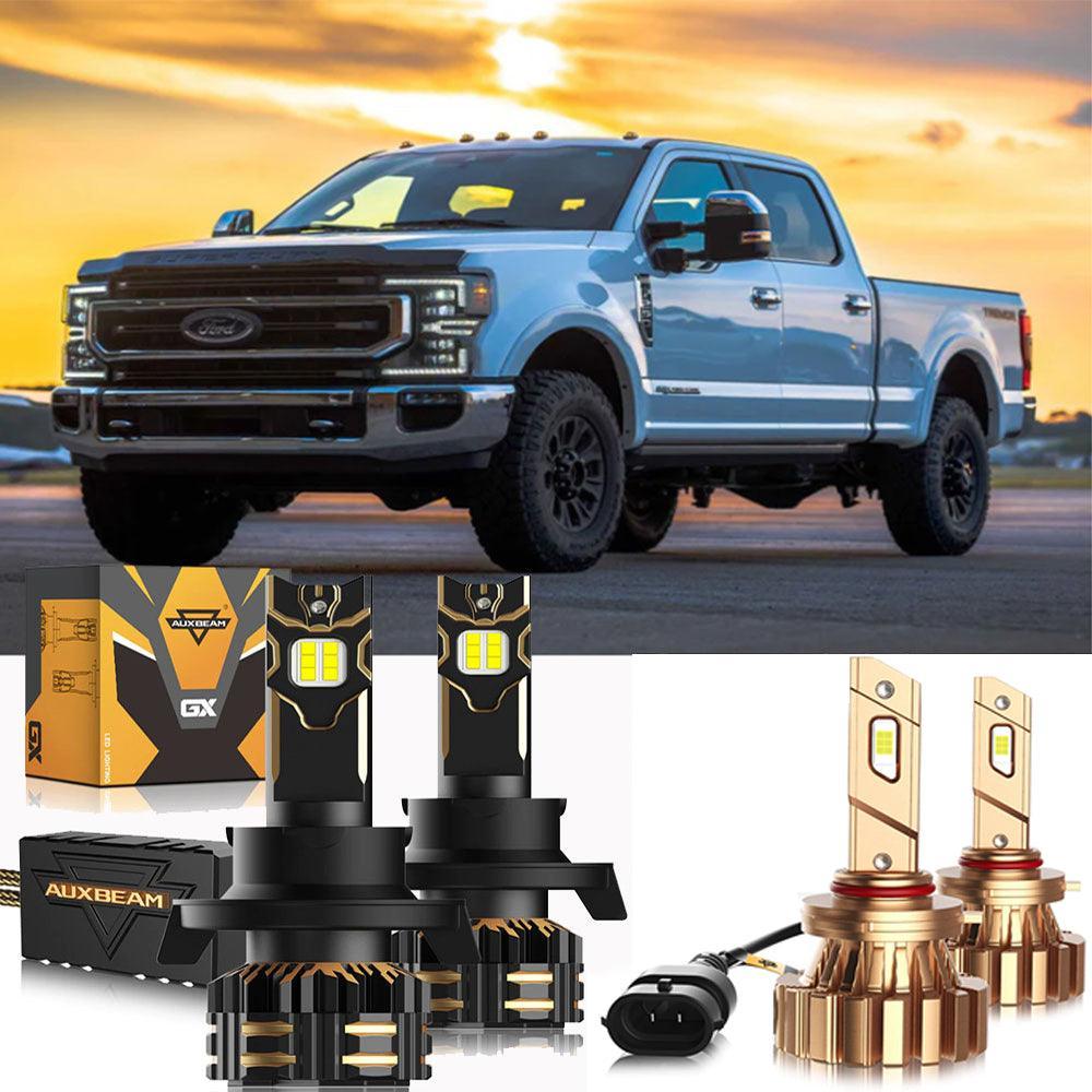 Para bombillas de faros delanteros LED H13 para Ford F-250 Super Duty 2001-2004. 