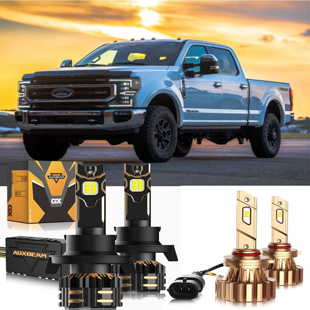 Para bombillas de faros delanteros LED H13 para Ford F-250 Super Duty 2005-2010. 