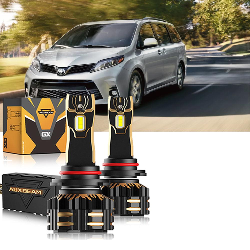 For 2020 Toyota Sienna 9005 D4S LED Headlight Bulbs Bundle 