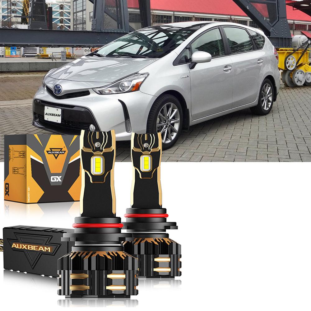 For 2012-2018 Toyota Prius V 9005 H11 LED Headlight Bulbs Bundle 