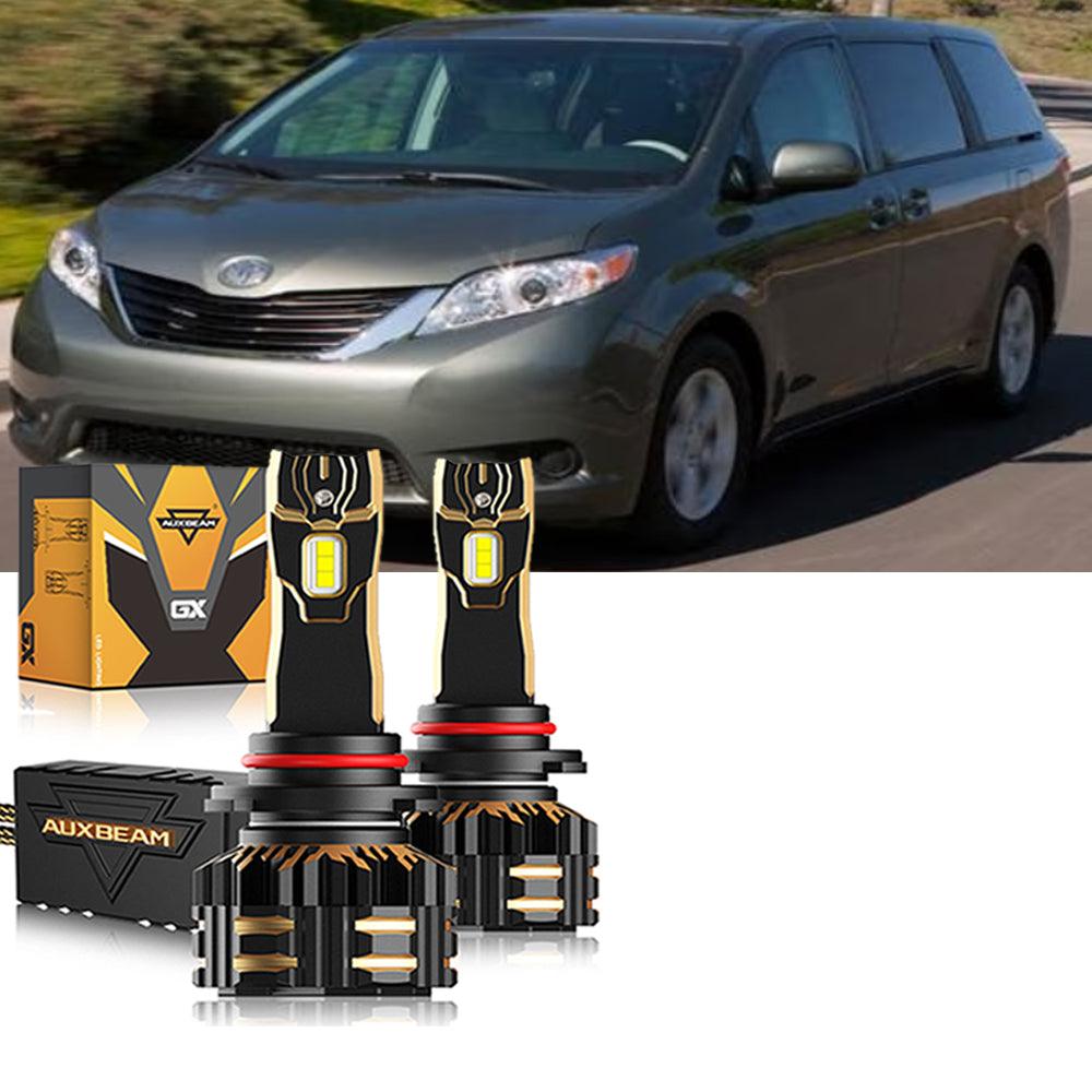 For 2011-2019 Toyota Sienna 9005 H11 LED Headlight Bulbs Bundle 