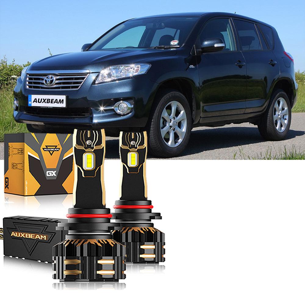Para Toyota RAV4 2006-2012 9005 9006 Paquete de bombillas LED para faros delanteros