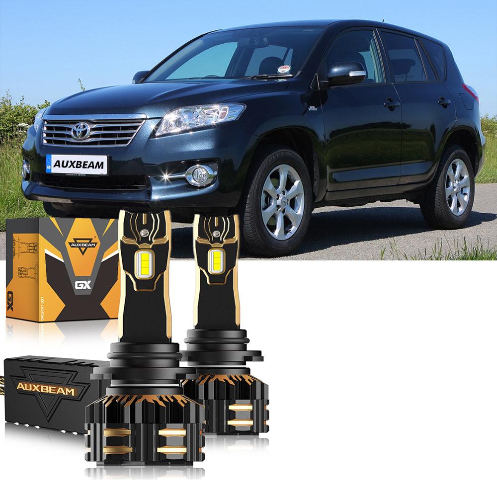 Para Toyota RAV4 2006-2012 9005 9006 Paquete de bombillas LED para faros delanteros