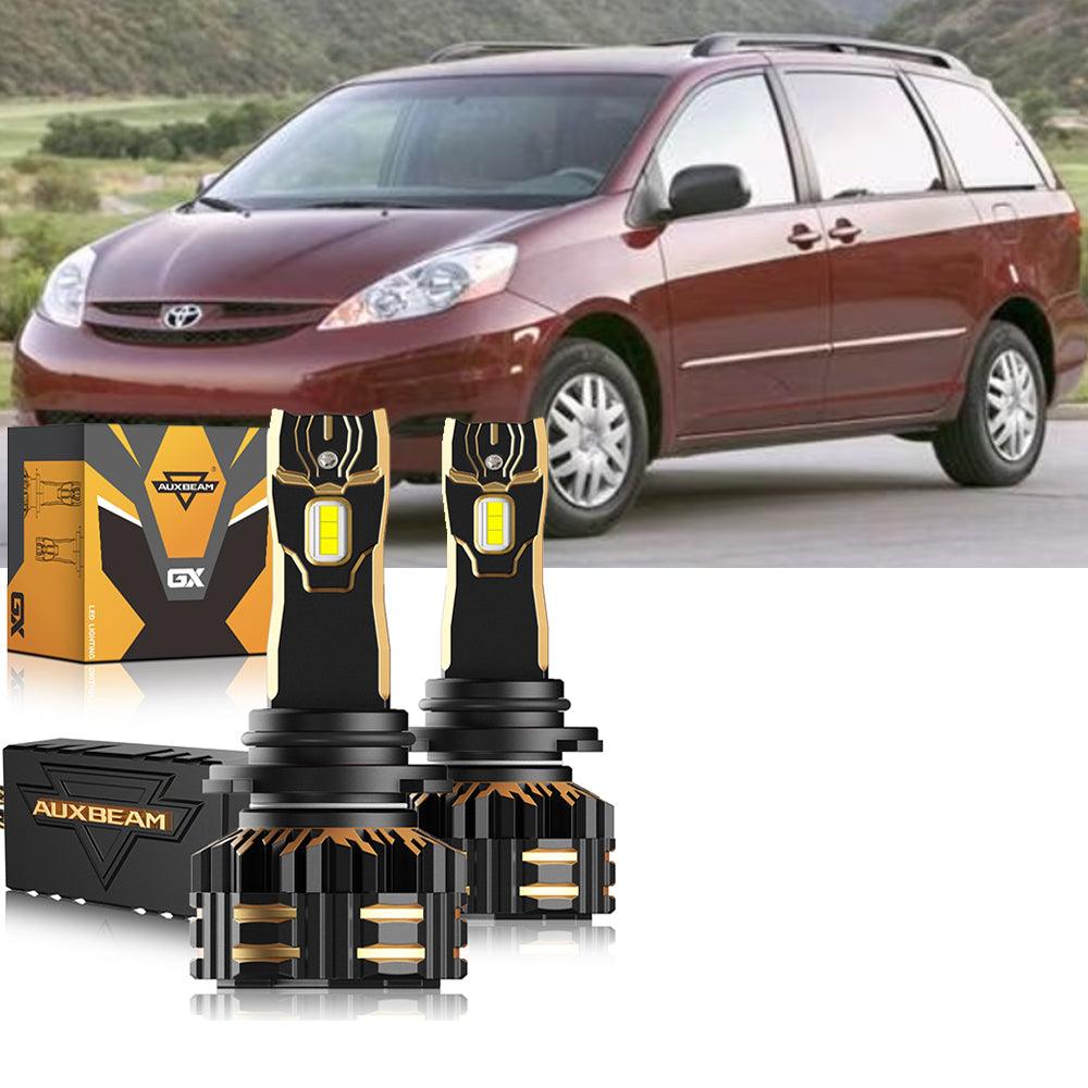 For 2006-2010 Toyota Sienna 9005 9006 LED Headlight Bulbs Bundle 