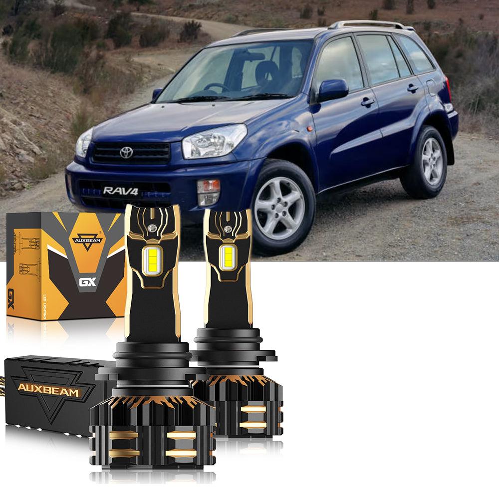 Para Toyota RAV4 2000 9005 9006 Paquete de bombillas LED para faros delanteros