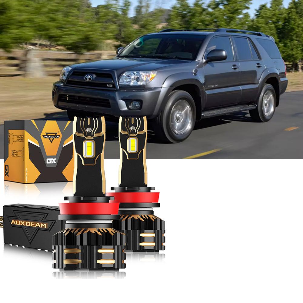 Para Toyota 4Runner 2006-2009 9005 H11 Paquete de bombillas LED para faros delanteros