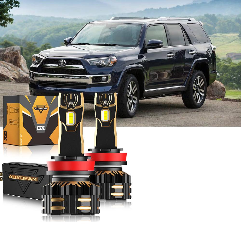 Para Toyota 4Runner 2010-2020 9005 H11 Paquete de bombillas LED para faros delanteros