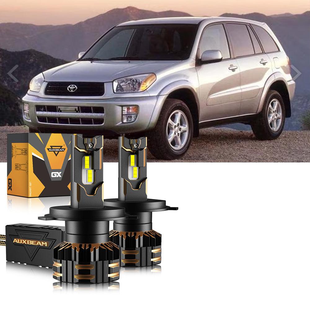Paquete de bombillas LED para faros delanteros Toyota RAV4 H4 2001-2005.