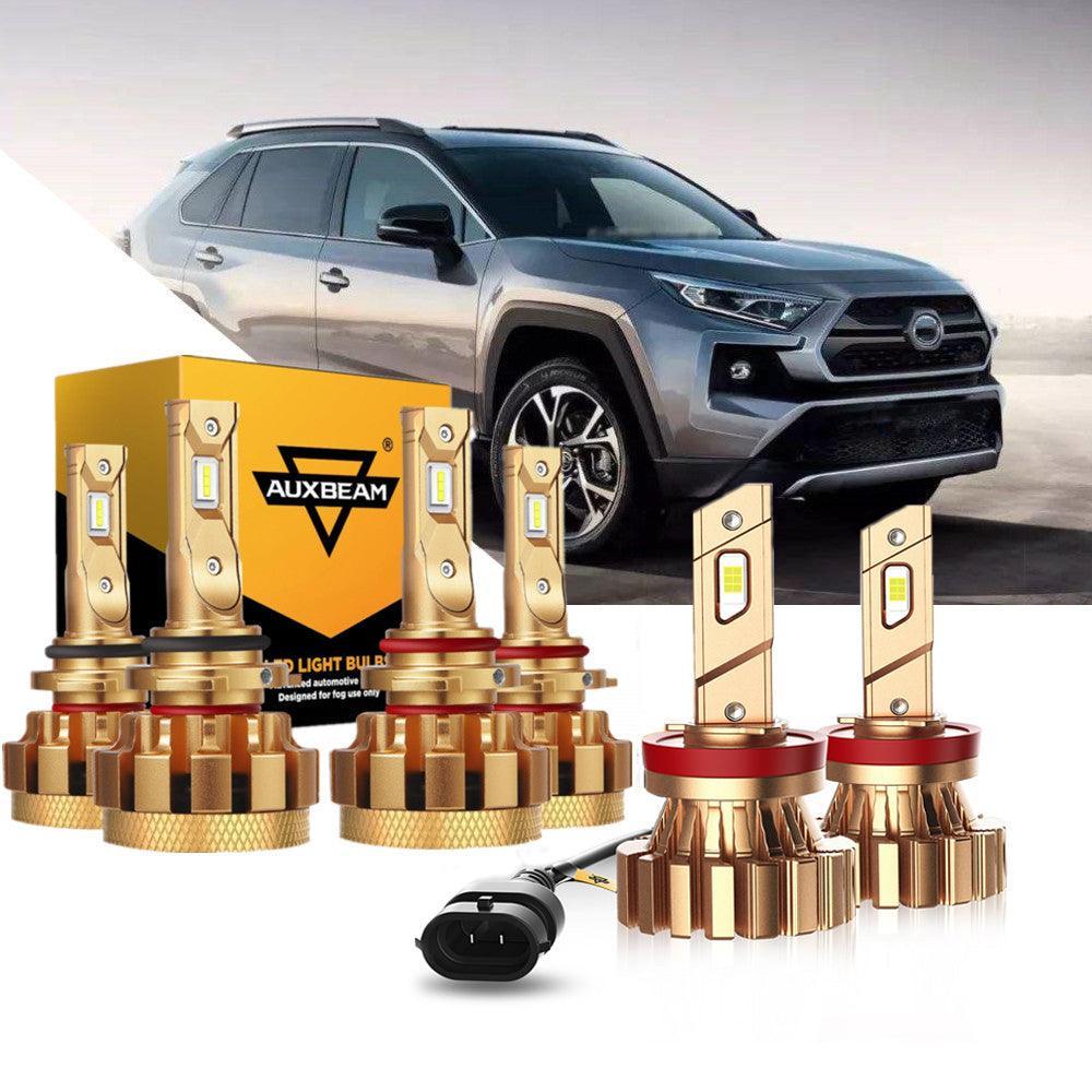 Para Toyota RAV4 F-16 Plus Series 2006-2015 Canbus incorporado grado automotriz 14000LM bombillas LED paquete de haz alto y bajo