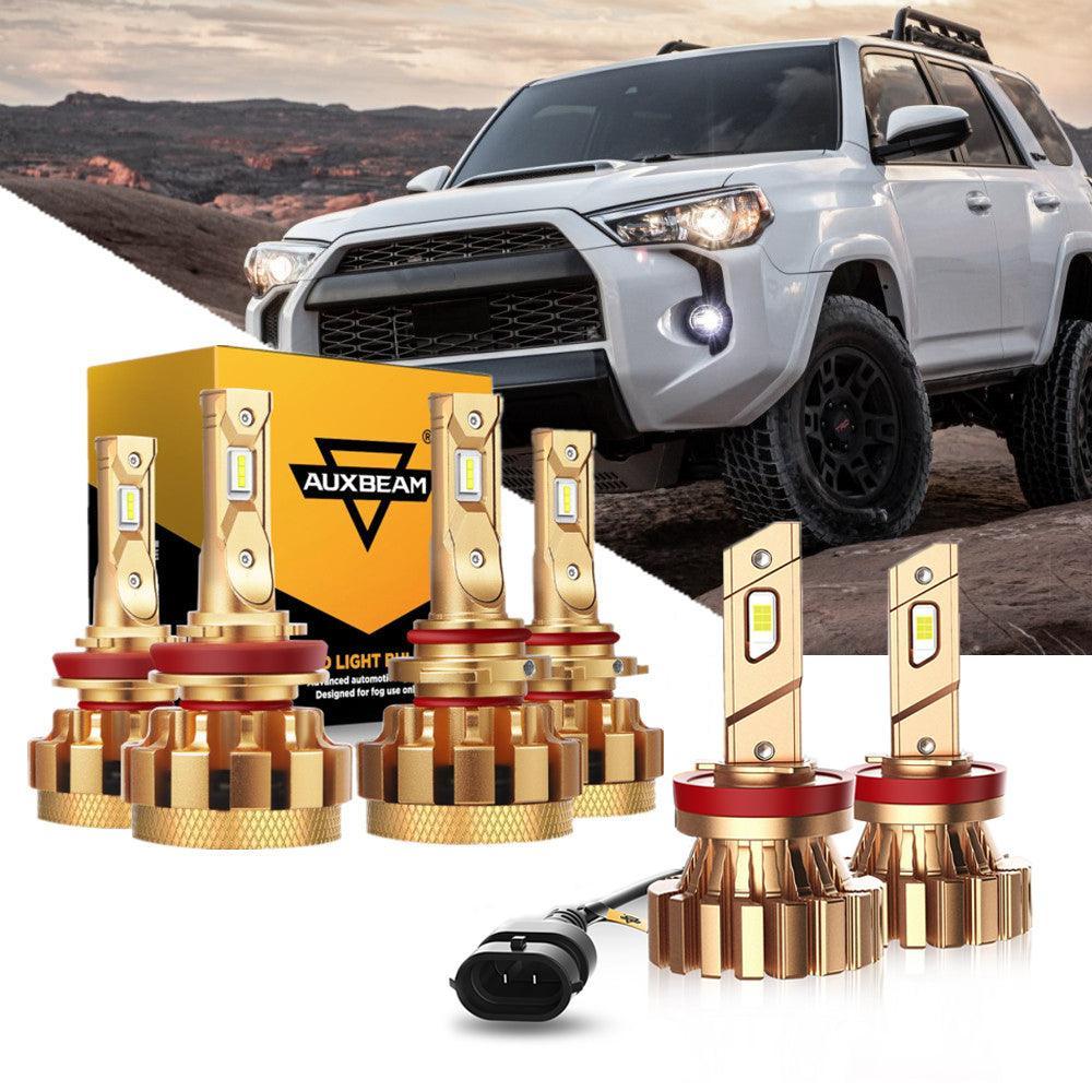 Para 2010-2020 Toyota 4Runner F-16 Plus Series Canbus incorporado grado automotriz 14000LM bombillas LED paquete de haz alto y bajo
