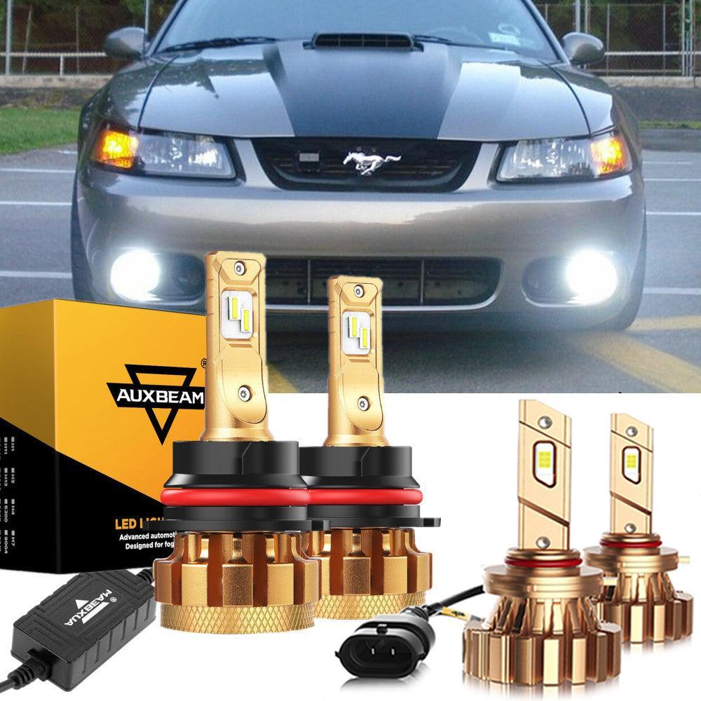 Para Ford Mustang SVT COBRA F-16 Plus Series 2003-2004 Canbus integrado grado automotriz 14000LM bombillas LED paquete de haz alto y bajo