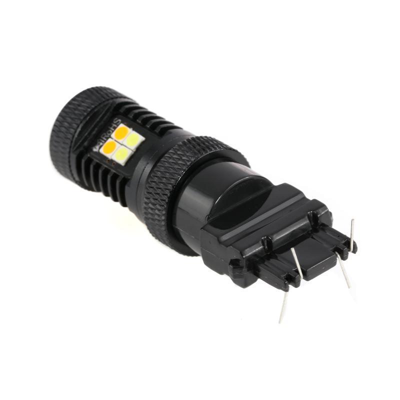 (2pcs/set) White&Amber Switchback Bake/Reverse/Tail Light LED Bulbs with Canbus-Decode