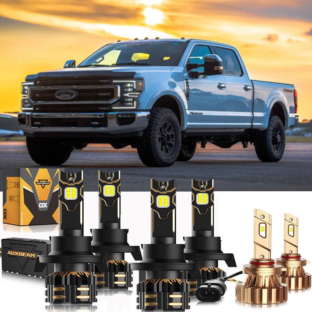 Paquete de bombillas LED para faros delanteros Ford F-250 Super Duty H13 2020 