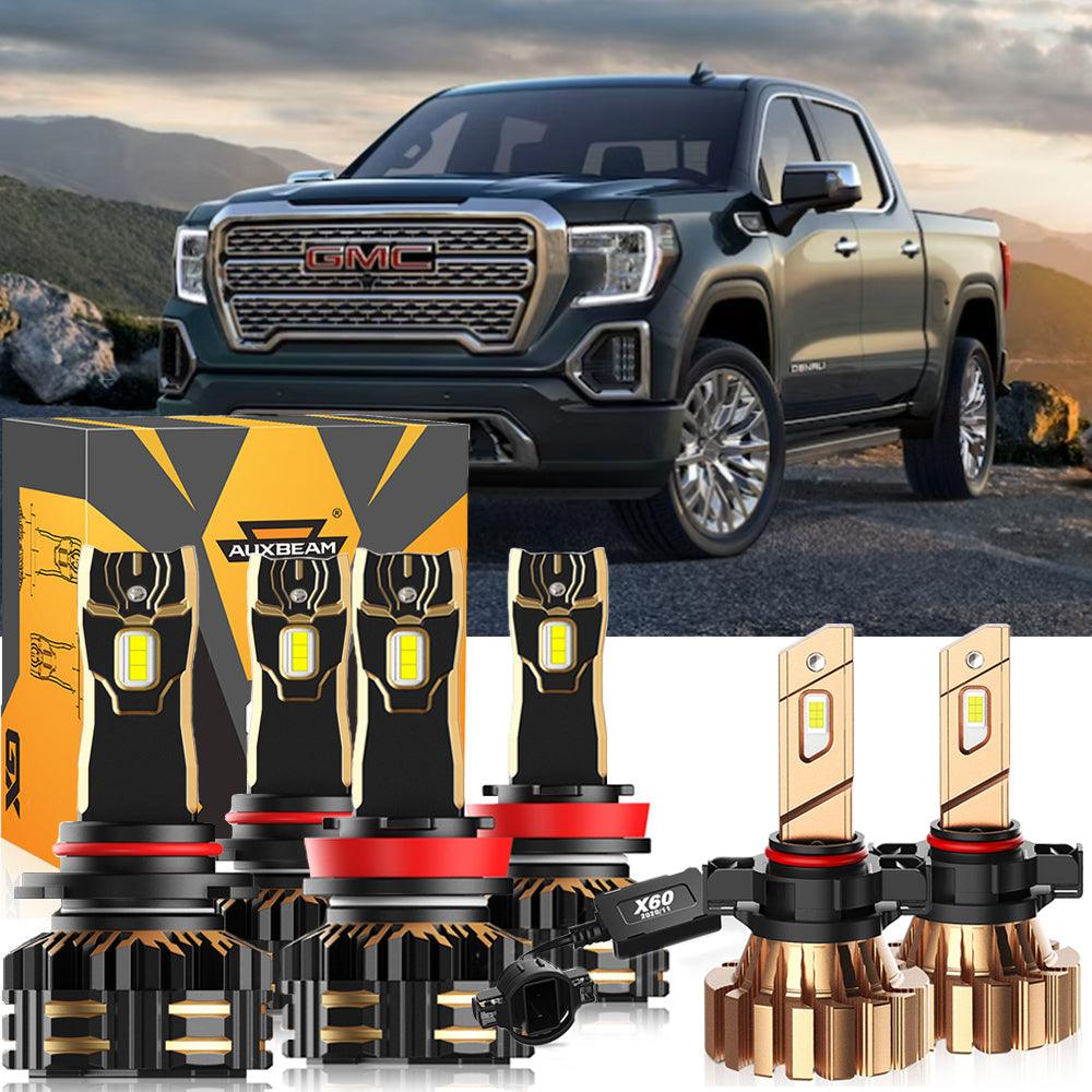 For 2008-2013 GMC Sierra 1500 9005 H11 LED Headlight Bulbs Bundle