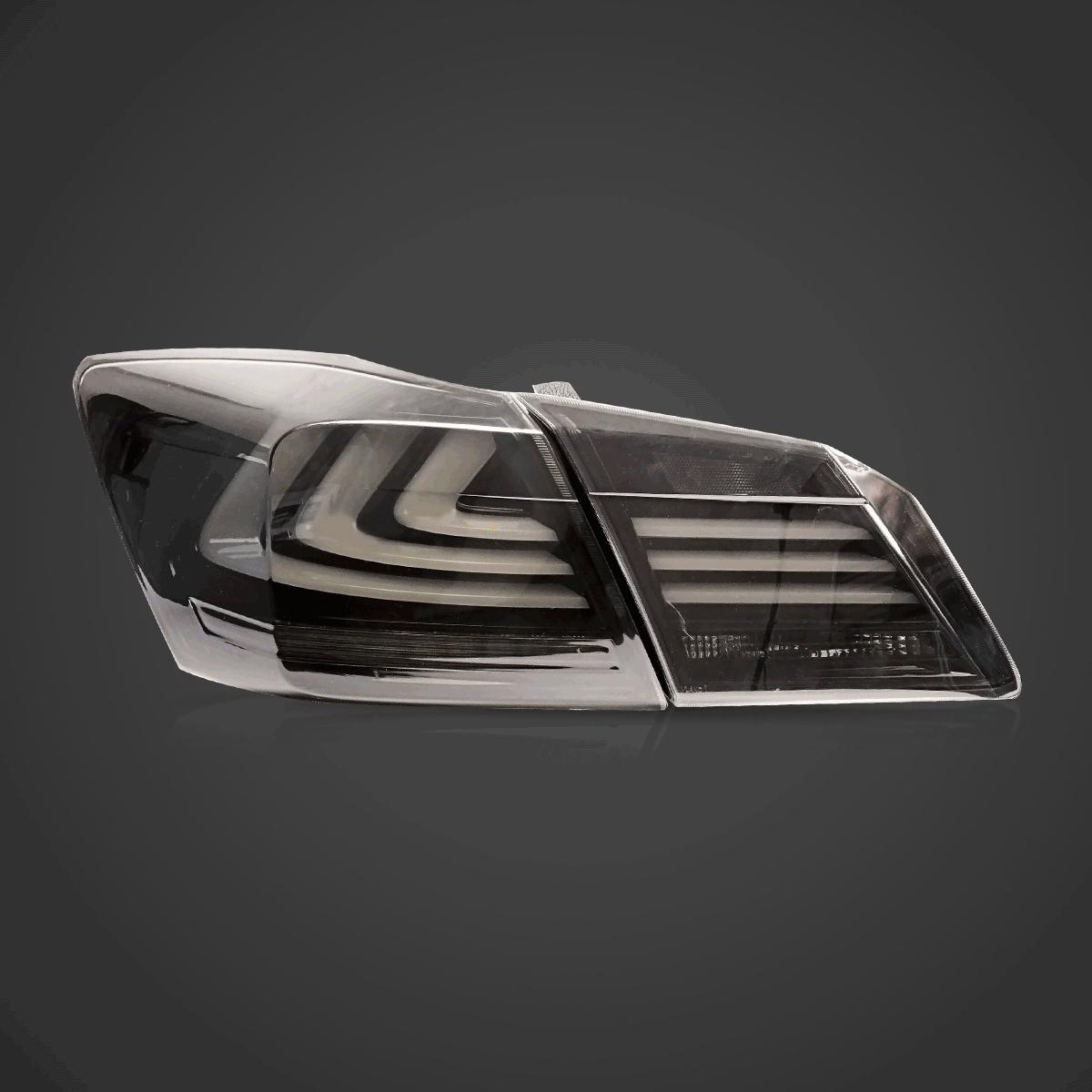 LED Tail Light Assembly With Sequential Turn Signal For 2013-2017 Honda Accord 9th Gen Sedan
