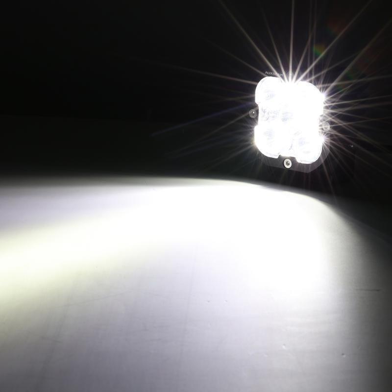 XP-ULTRA Series 3 Inch 80W 9600LM LED Pods Lights White&amp;Amber