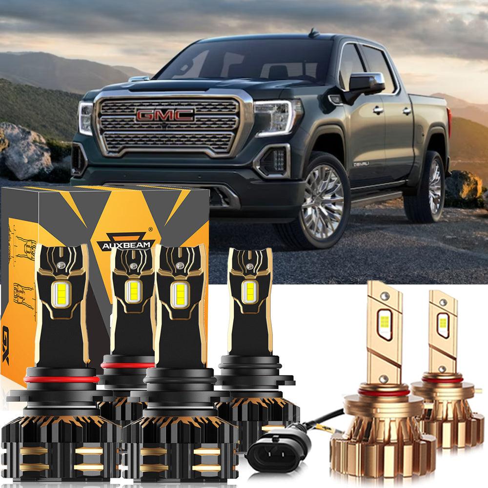 For 2005-2006 GMC Sierra 1500 HD 9005 9006 LED Headlight Bulbs Bundle