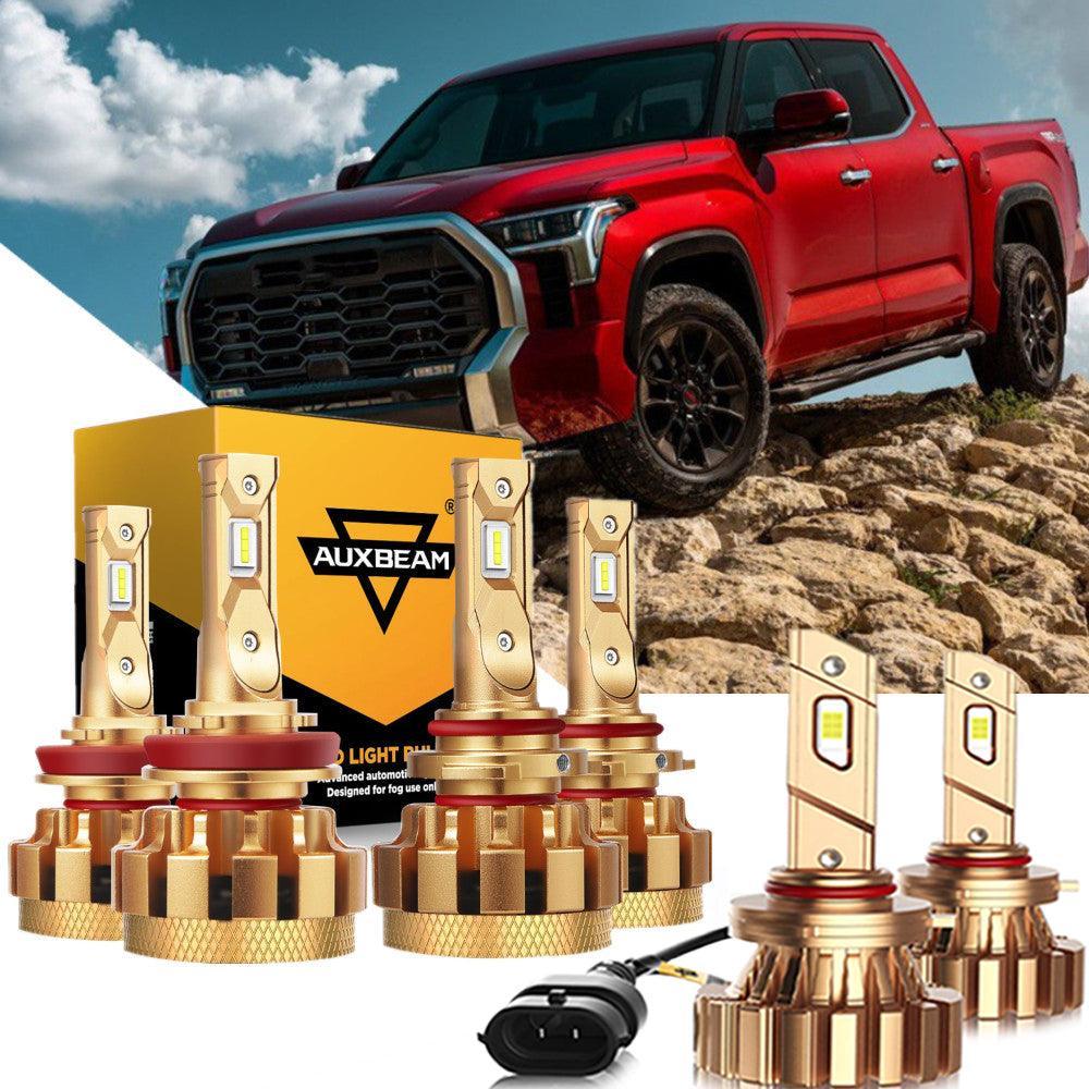 Para Toyota Tundra F-16 Plus Series 2007-2013 Canbus incorporado grado automotriz 14000LM bombillas LED paquete de haz alto y bajo