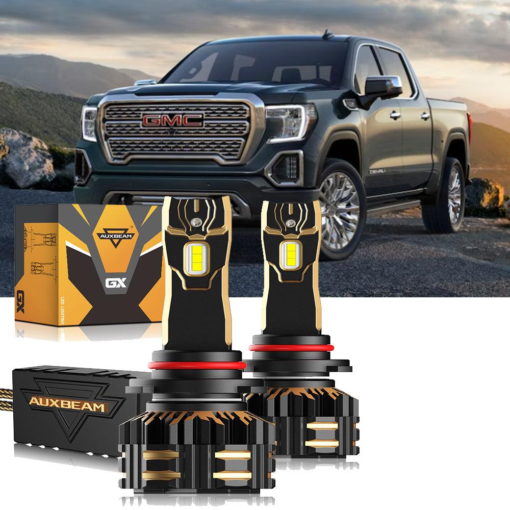 Para 2002 GMC Sierra 1500 9005 Paquete de bombillas LED para faros delanteros