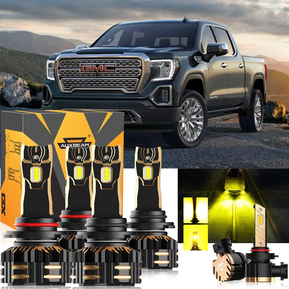 For 2005-2006 GMC Sierra 1500 HD 9005 9006 LED Headlight Bulbs Bundle