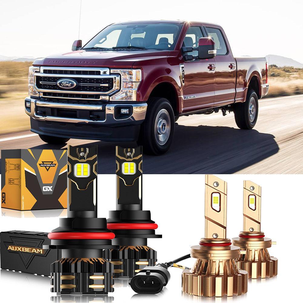 Para Ford F-350 Super Duty 2000-2004 9007 bombillas LED para faros delanteros. 