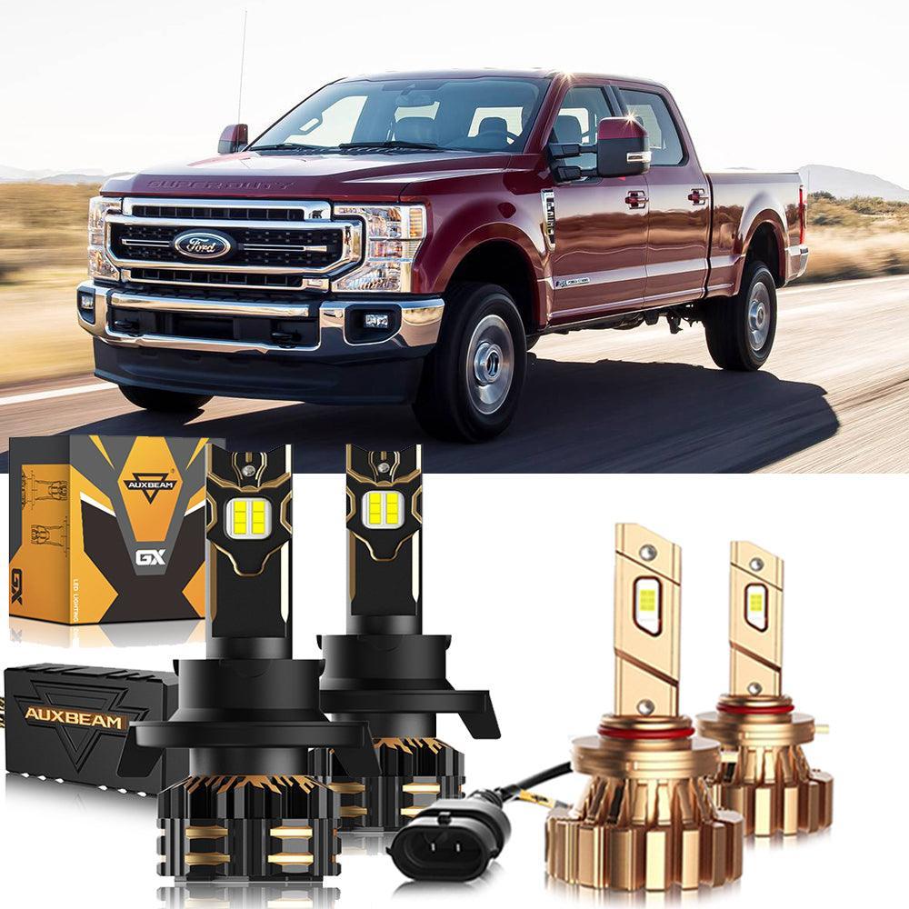 Para bombillas de faros delanteros LED H13 para Ford F-350 Super Duty 2005-2010.