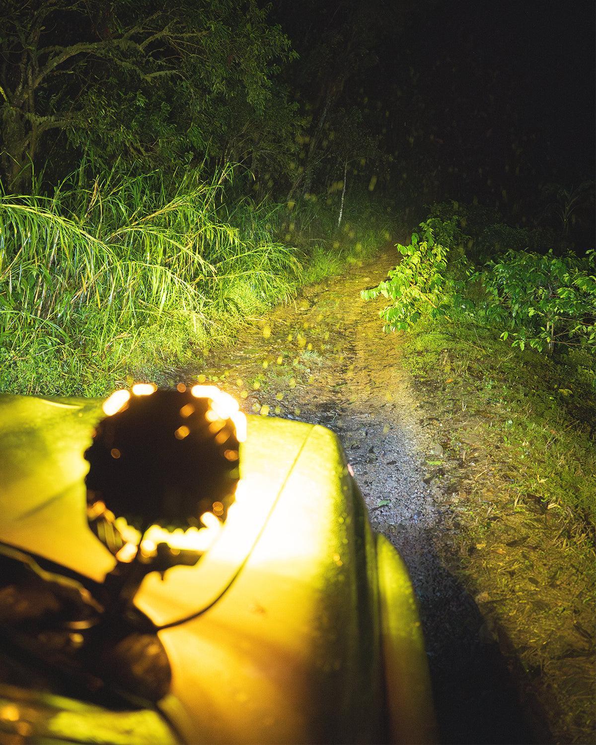 CUBE-Z Series 4 Inch LED Pod Lights Off Road Lights with White DRL &amp; Amber Turn Signal Lights