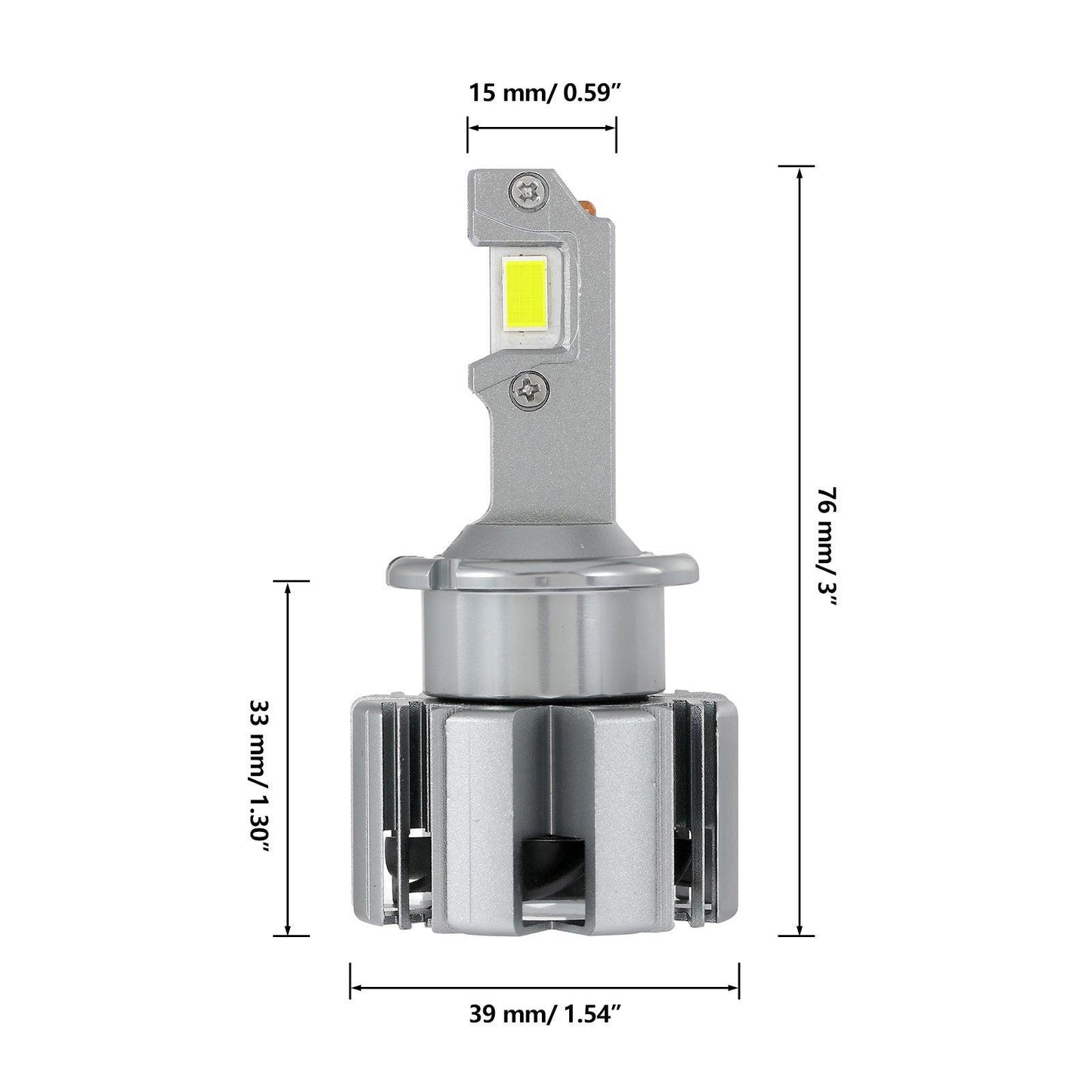 Para Mercedes-Benz SLR McLaren 2005-2009 con faros HID, paquete de bombillas LED de haz alto y bajo