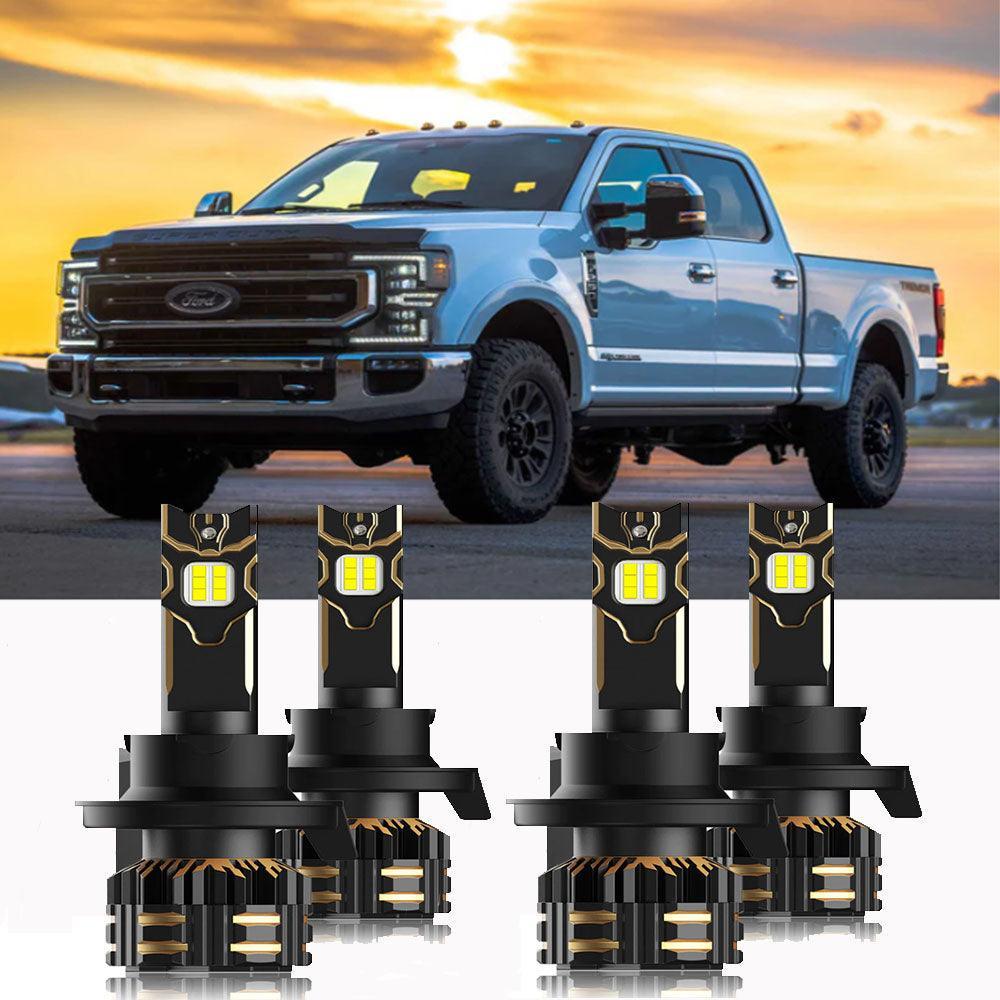 Paquete de bombillas LED para faros delanteros Ford F-250 Super Duty H13 2020 