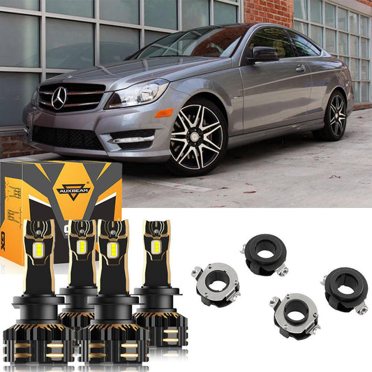 For 2013-2015 Mercedes Benz GL450 H7 LED Headlight Bulbs Bundle