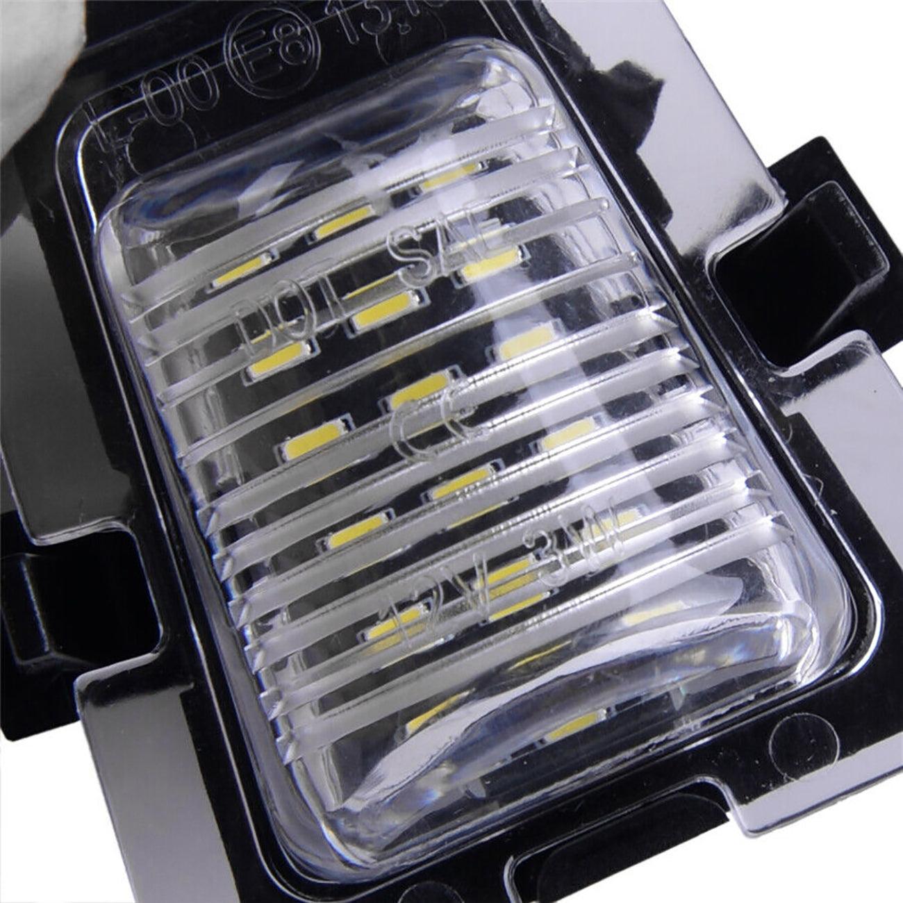 Feux de Plaque d'Immatriculation LED et Feux Hinge pour Jeep Wrangler JK 2007-2017