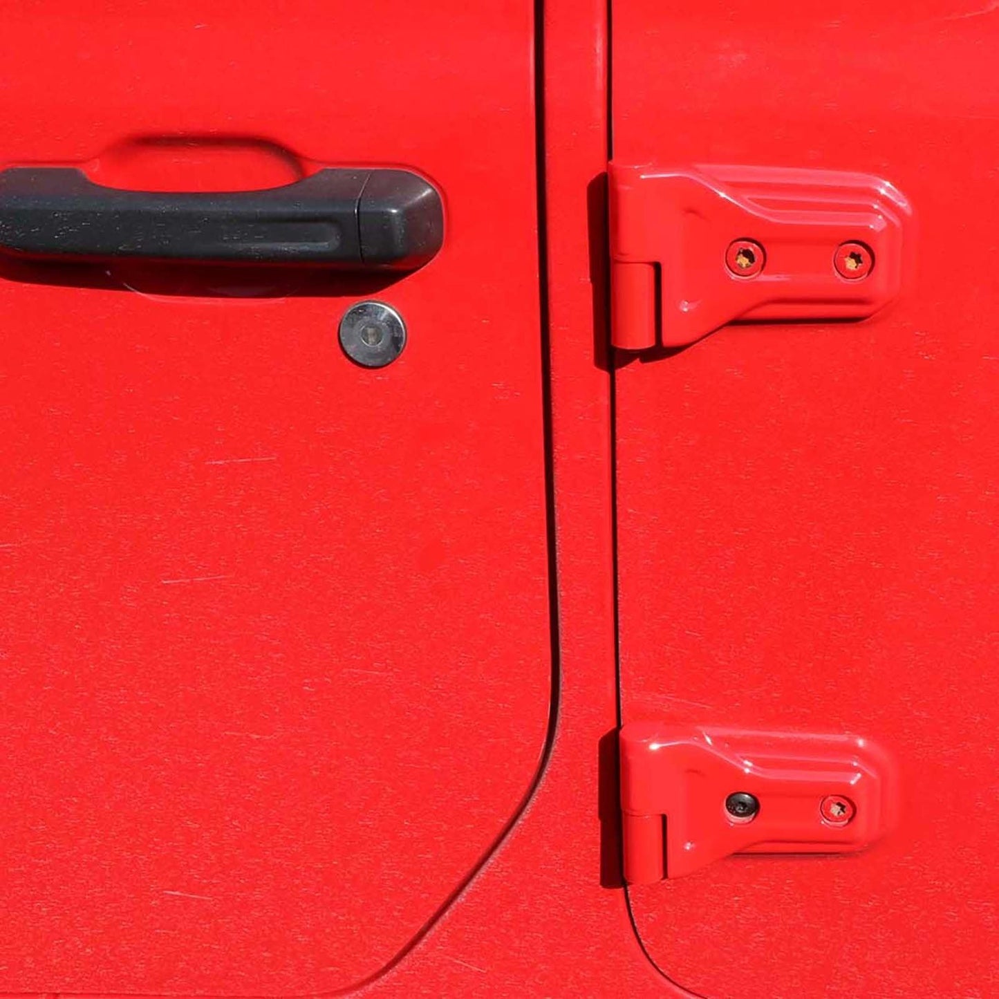 (8pcs/set) Door Hinge Shell for Jeep Wrangler JL 2018-2022 (Black/ Red/ Silver)