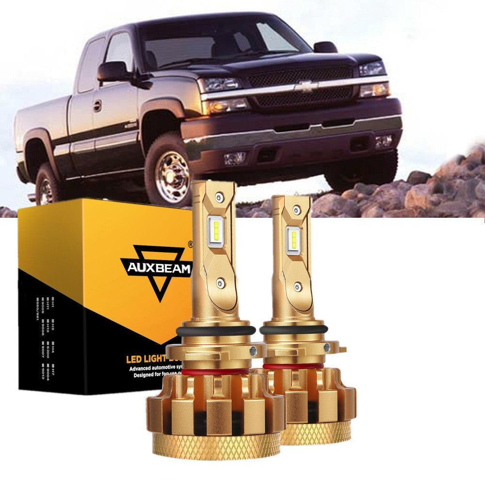 Para 2007 Chevrolet Silverado 1500 HD Classic F-16 Plus Series Canbus incorporado Grado automotriz 14000LM Bombillas LED Paquete de haz alto y bajo