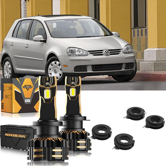 For 2007-2009 Volkswagen Rabbit H7 LED Headlight Bulbs 
