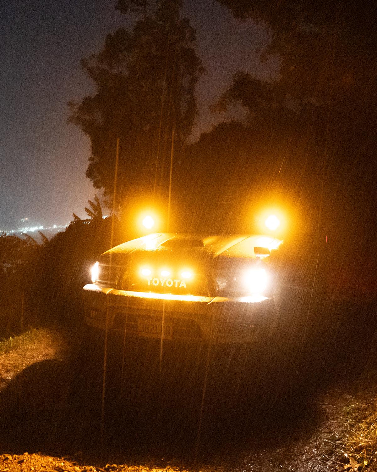 CUBE-Z Series 4 Inch Flood LED Pod Lights Off Road Lights with White DRL &amp; Amber Turn Signal Lights