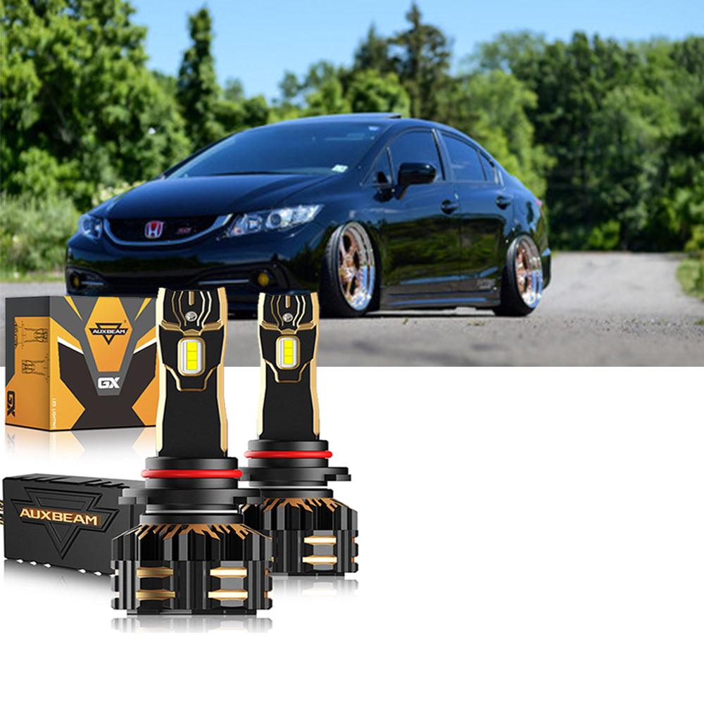 For 2014-2015 Honda Civic 9005 H11 9006 LED Headlight Bulbs Bundle