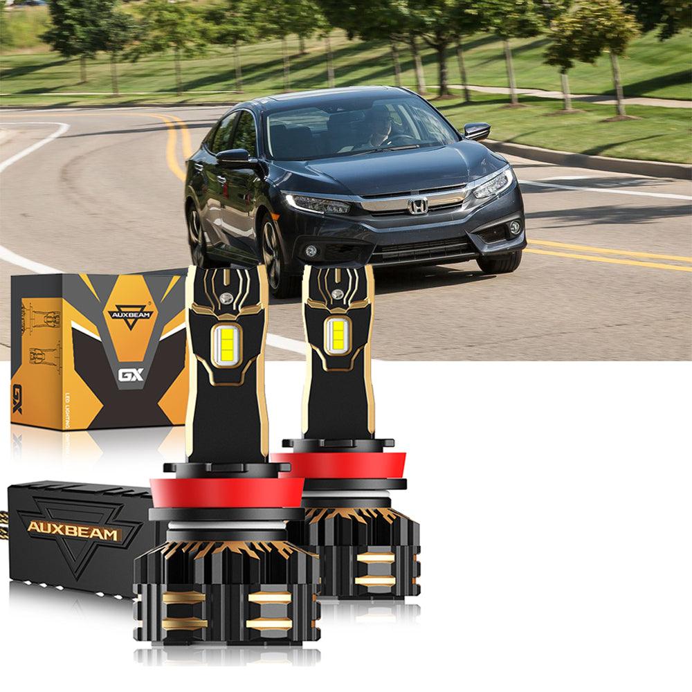 For 2016-2020 Honda Civic 9005 H11 LED Headlight Bulbs Bundle
