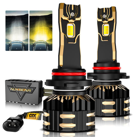 9012/HIR2 LED Headlight Bulbs 110W 25000LM GX Bi-Color Series High Power &amp; Brightness Dual Color Switchback | 2 bulbs 