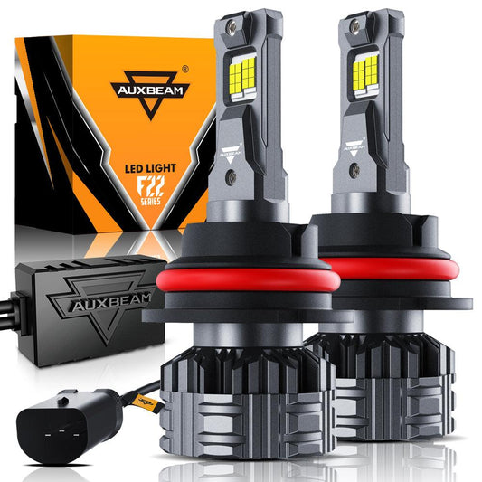9007 LED Headlight Bulbs 110W 24000LM F22 Series High Brightness 6500K Cool White | 2 bulbs